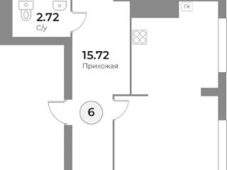 3-комн., 109.96 м², 2/7 этаж