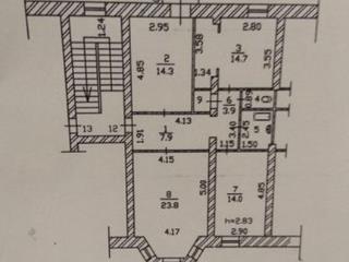 3-комн., 86 м², 2/3 этаж