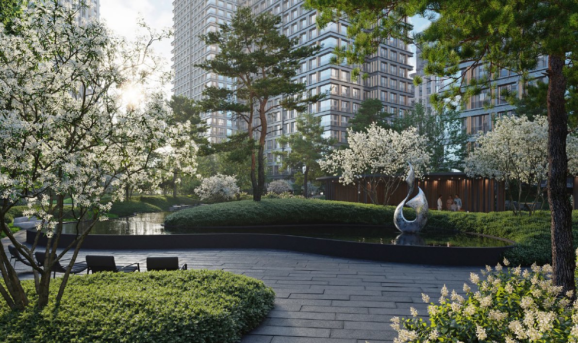 Частный парк в самом центре Москвы. Фото: Luzhniki Collection